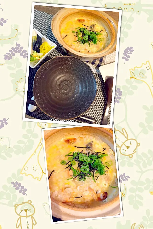 Snapdishの料理写真:鮭卵雑炊💛|まみりんごさん