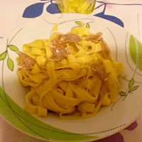 #Tagliatelle #tartufobianco #pasta|Cla1990さん