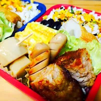 豚ミンチハンバーグ弁当|oguramiさん