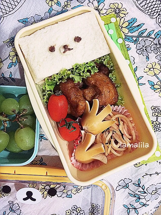 Snapdishの料理写真:ปิ่นโต パン弁当|Benjaminnさん