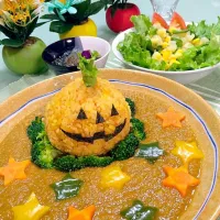 ハロウィンカレー🎃