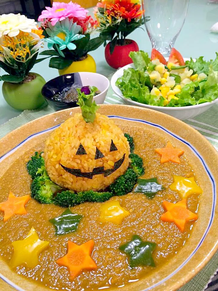 ハロウィンカレー🎃|ゆりねかふぇさん