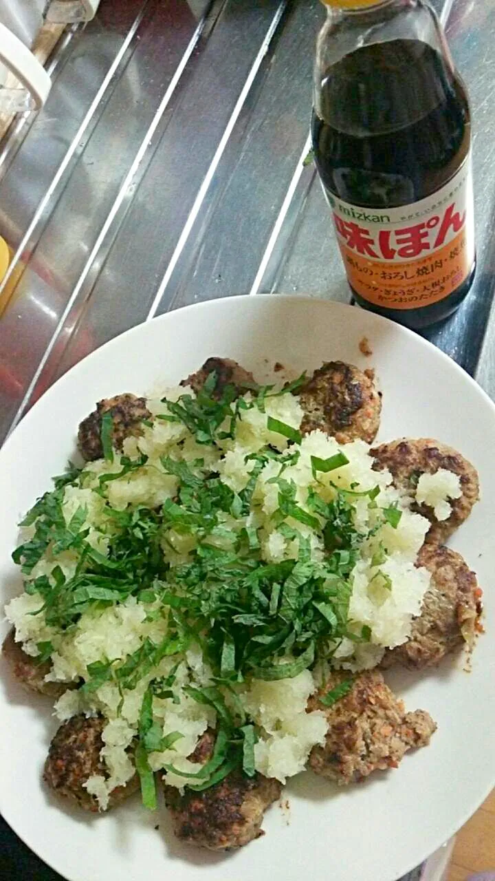 和風おろしバーグ|かなさん