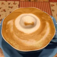 Snapdishの料理写真:ベイマックスラテ☕️