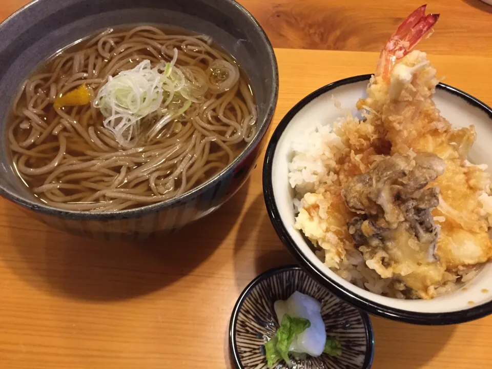 かけそばと小天丼|まさとさん