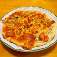 ☻⋆˚✩   pizza     ༘*ೄ˚☻   ミックス ＆ ねぎ明太餅チーズ
