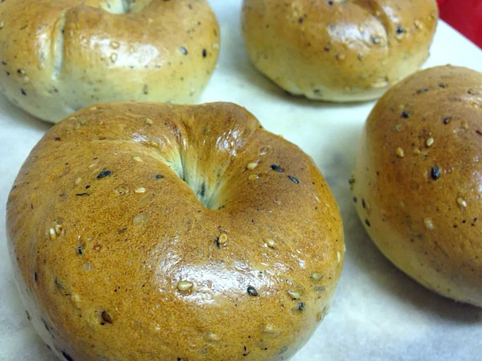 Sesame bagels!|mさん