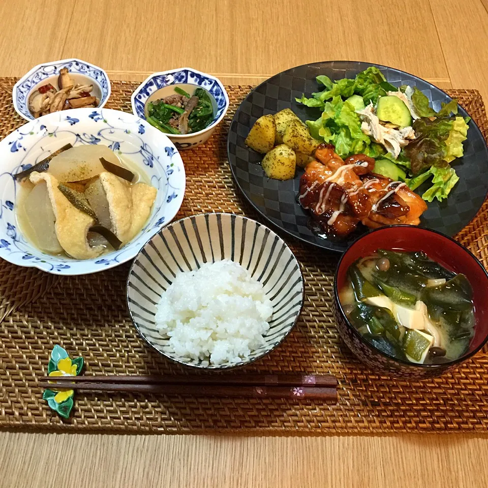 晩ご飯… 鶏もも照り焼き  大根炊き|kokoさん