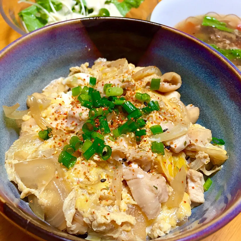 白ダシの親子丼|カウンター嬢さん