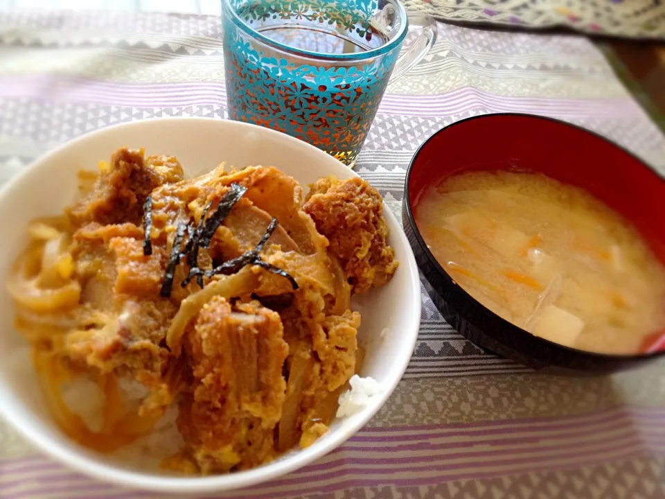カツ煮丼|チビミミさん