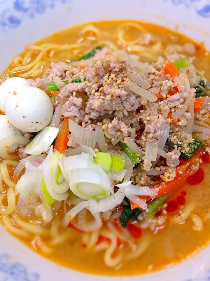 お野菜たっぷり^o^我が家の味噌ラーメン。|泡子さんさん