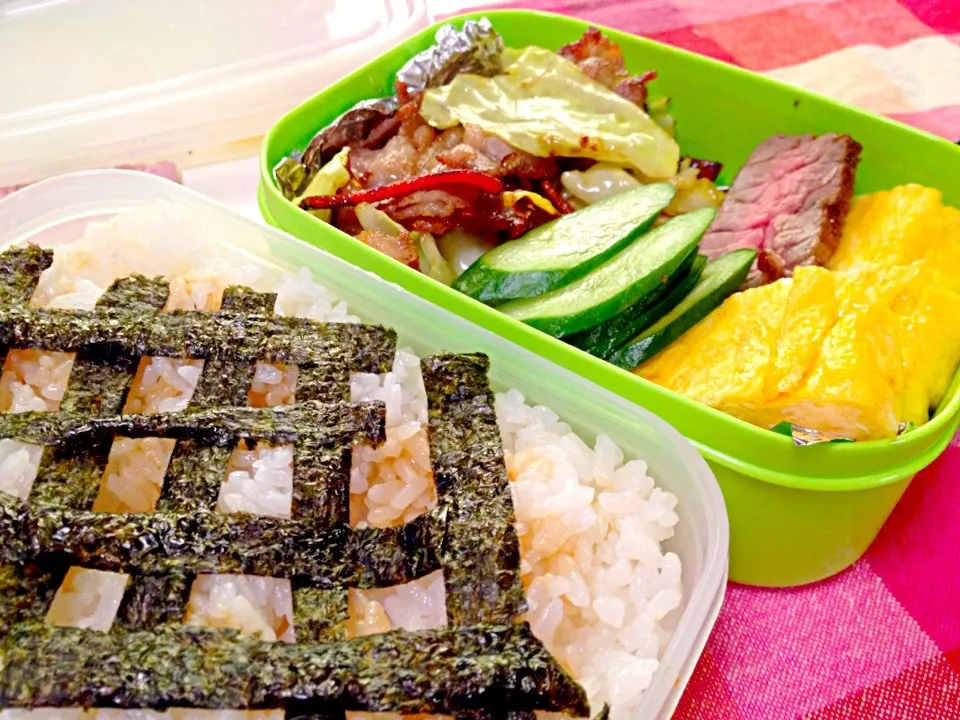 豚バラ野菜炒め弁当＊|ひかるんさん