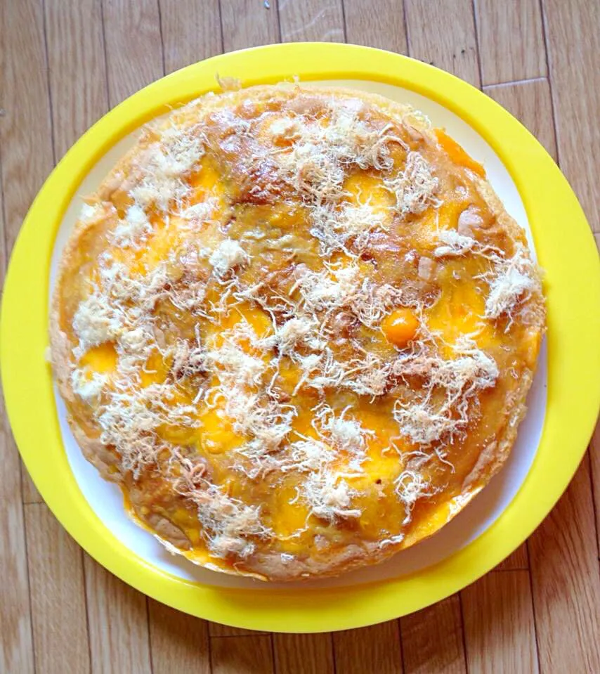 salted egg cake(bánh bông lan trứng muối)|マイトョアさん