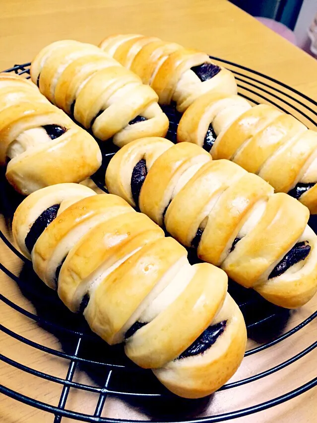 またまた登場‼️ガーナチョコのくるくるチョコパン🍞|ブー吉さん