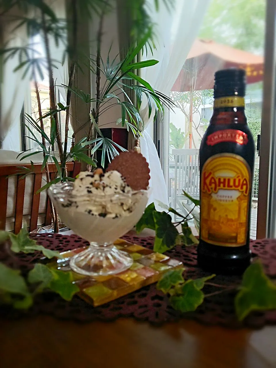 メイさんのコーヒーアイス🍨カルーア入り❤|かよこさん