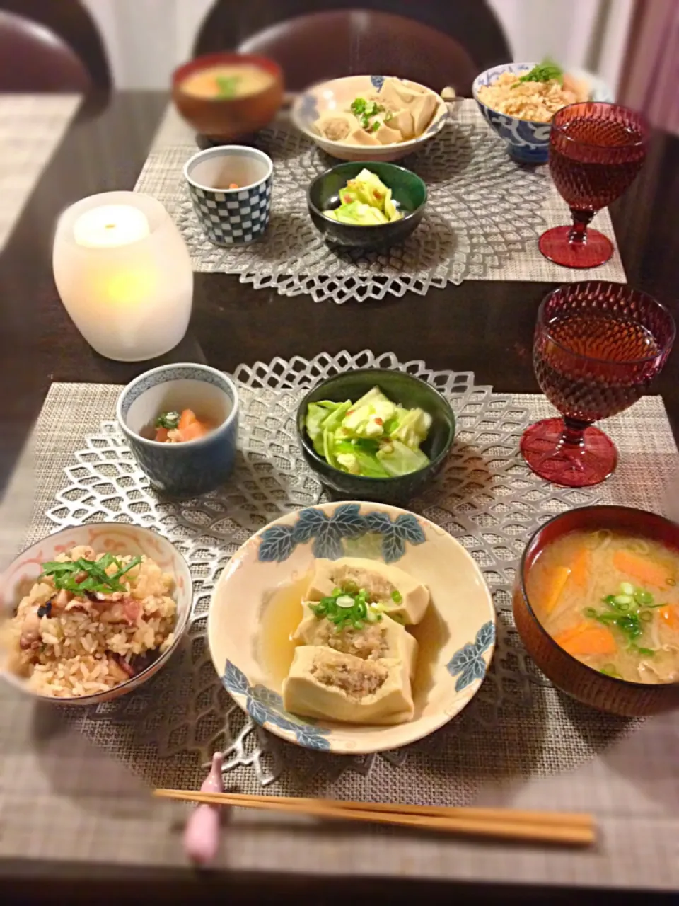 Snapdishの料理写真:蛸飯で晩ご飯|青い空さん