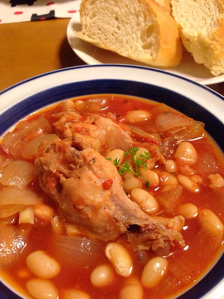 Chicken & bean soup :)|mさん