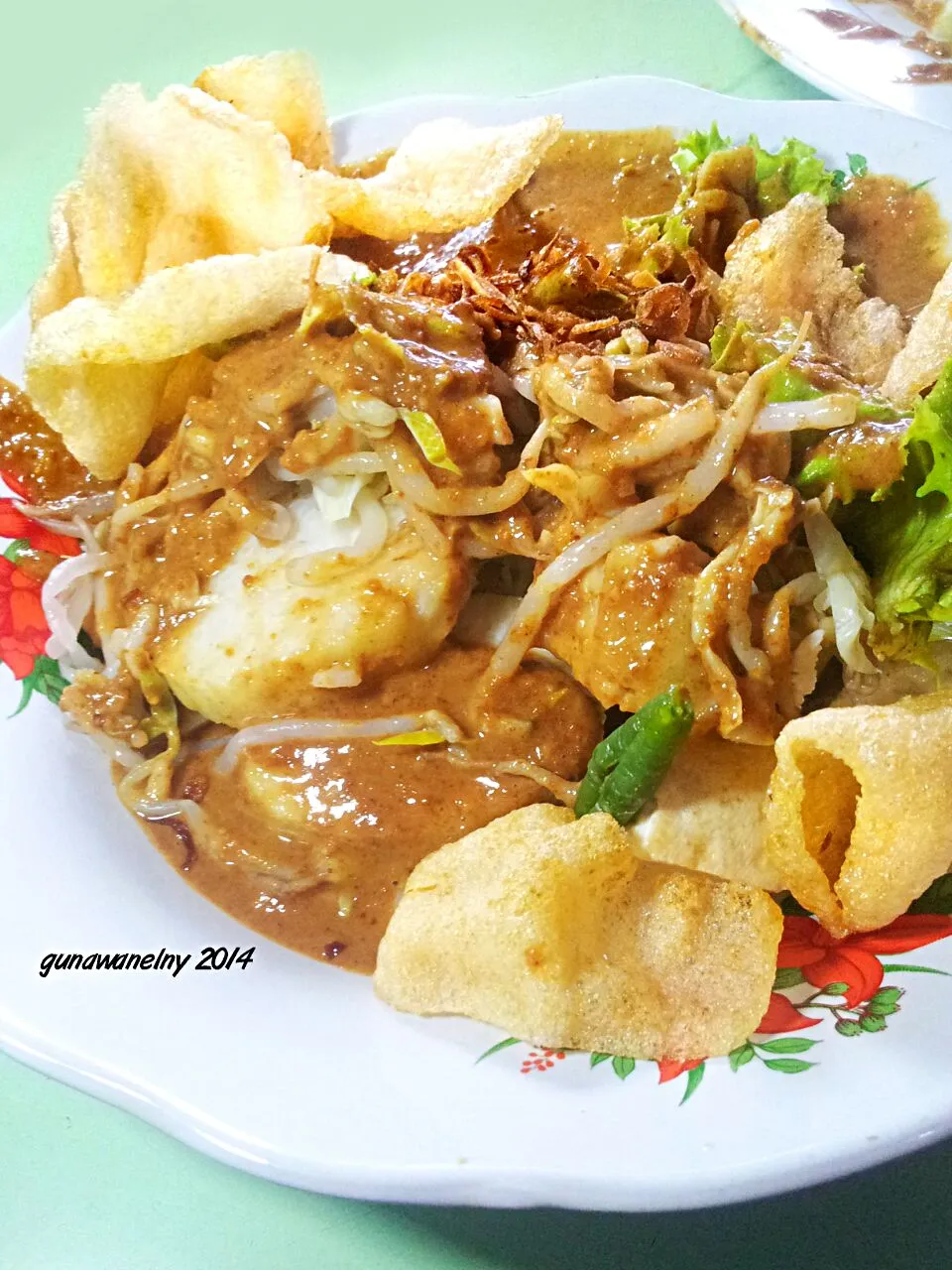 gado-gado #Masakan Indonesia|elny gunawanさん