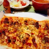 Snapdishの料理写真:和素材・角PIZZA♬|mimi3131さん