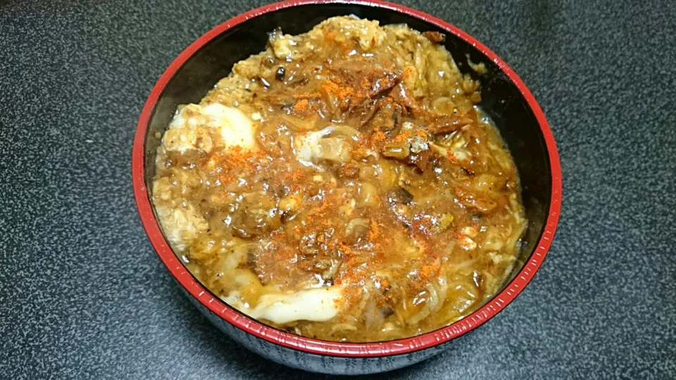 Snapdishの料理写真:【秋刀魚と白子の卵とじ丼】|Kyohei Okamotoさん