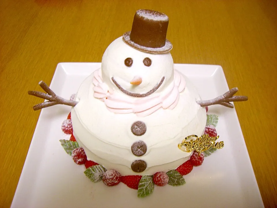 Snowmanのクリスマスケーキ🎄|bakedpieさん