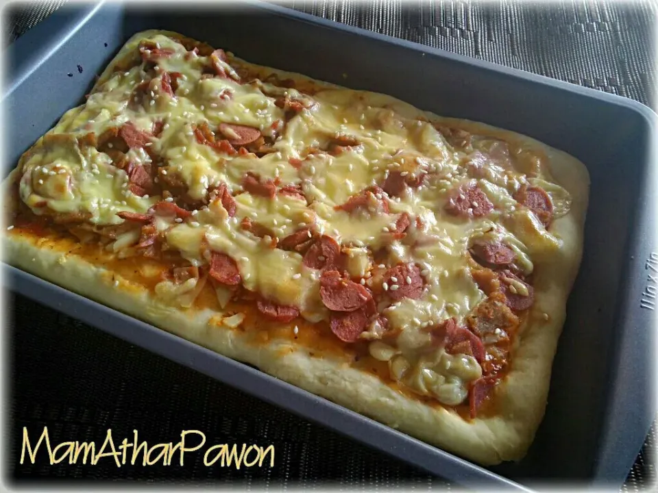 meat lovers cheesy pizza|Asti 🌸🌸さん