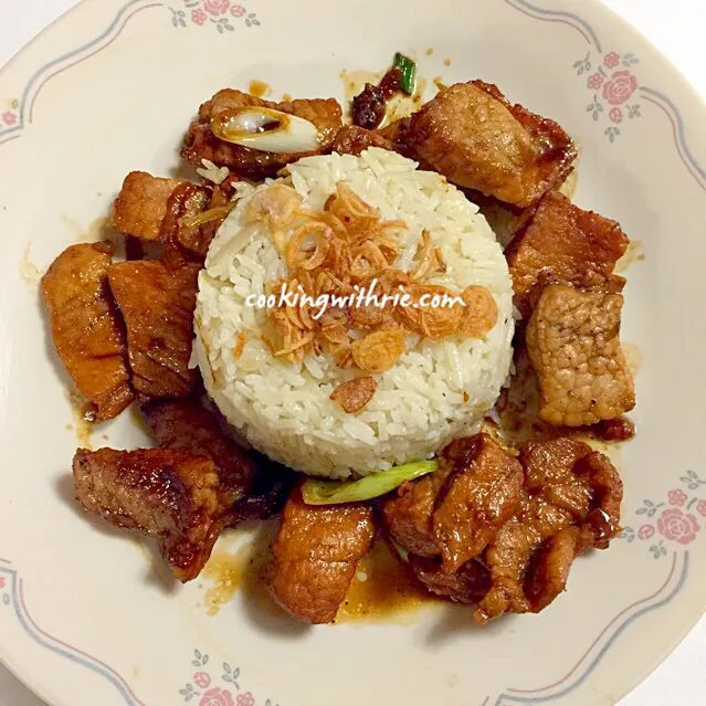 Coconut Rice and Sweet Teriyaki Pork|rie simsさん