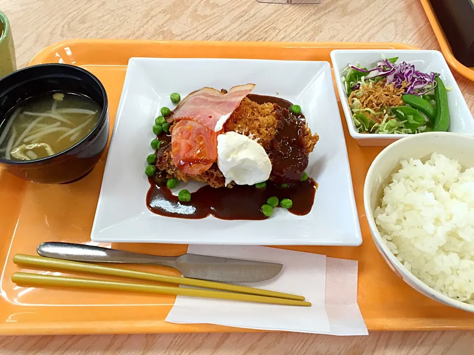 鶏肉のカツレツ西洋ワサビクリーム添(^o^)|すかラインさん