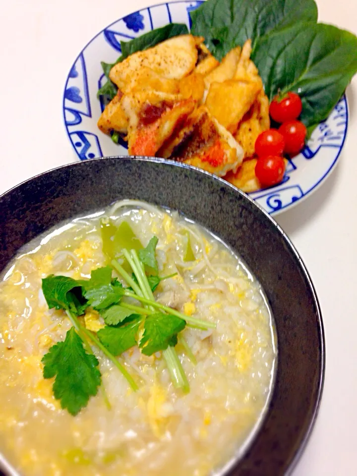 今日のランチ 甘鯛雑炊と鬼カサゴ唐揚げ|Masakoさん