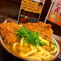 Snapdishの料理写真:Wカツカレーうどん 丸亀製麺|ヒロさん