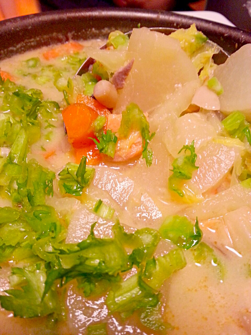 半日天日干し根菜で生姜山盛りいれた粕汁 まーぶる Snapdish スナップディッシュ Id Qqtnua