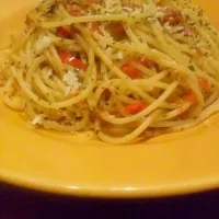 Snapdishの料理写真:Seaking Aglio e Olio|Hardian Trianggaさん