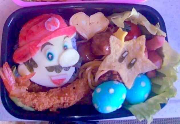 Snapdishの料理写真:マリオキャラ弁❤️|5mamさん