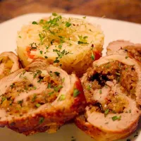 Snapdishの料理写真:Stuffed pork loin