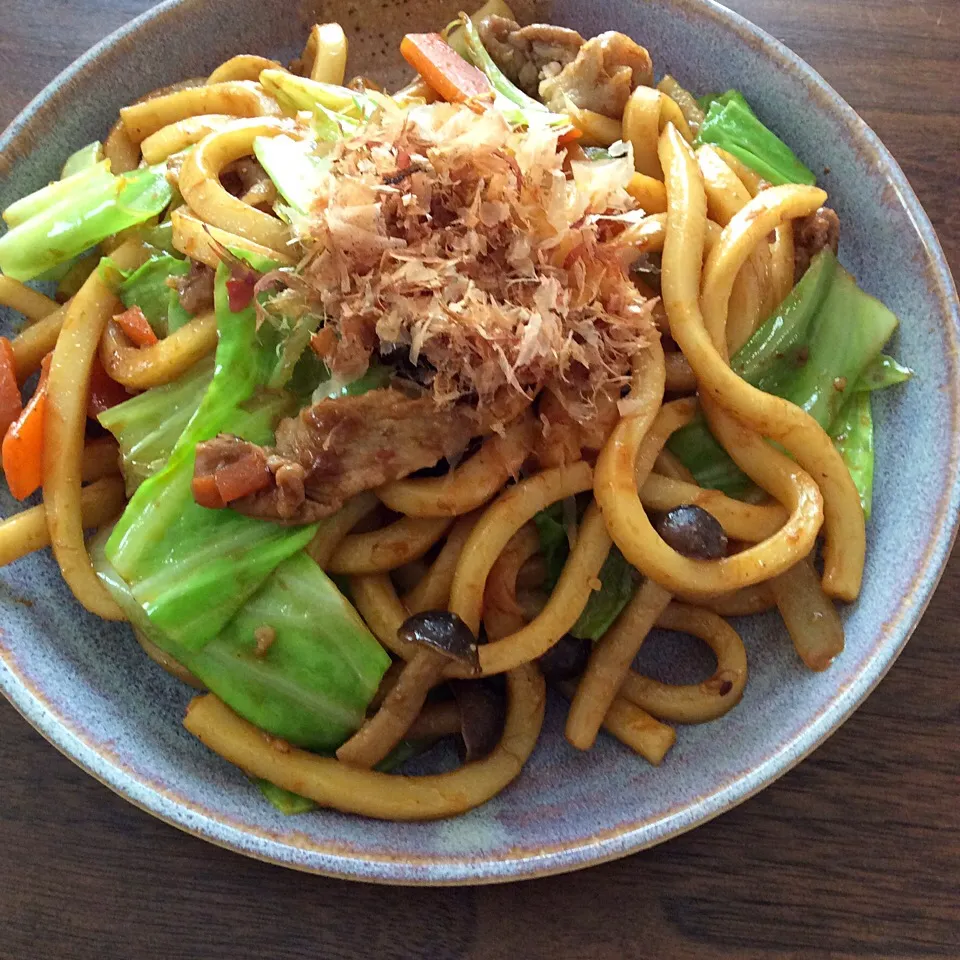 味噌焼きうどん|ちょこりんさん