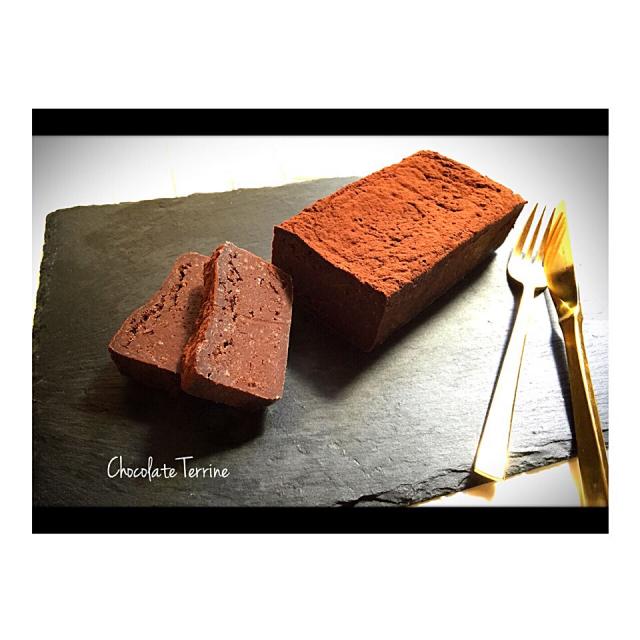 Chocolate Terrine for Valentine s SnapDish[スナップディッシュ
