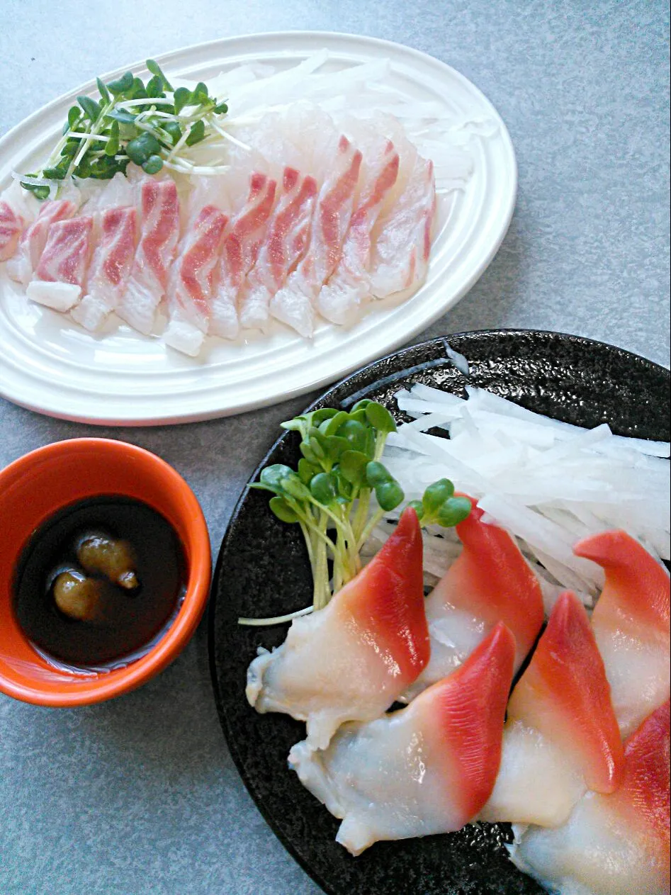 真鯛の昆布〆　ホッキ貝|裕子さん