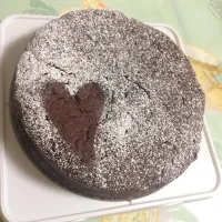 Snapdishの料理写真:バレンタイン💝ガトーショコラ|わたゆみさん