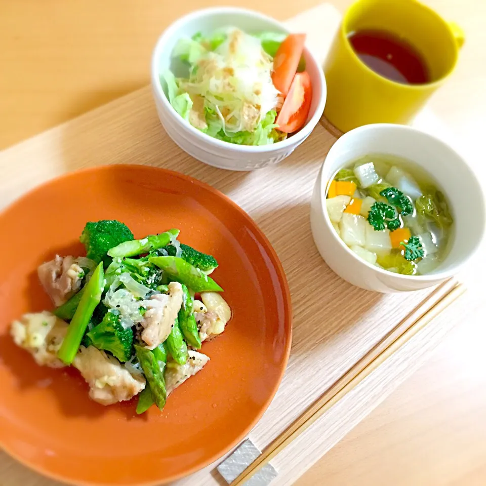 糖質制限。野菜たっぷり晩ご飯。|nahoさん