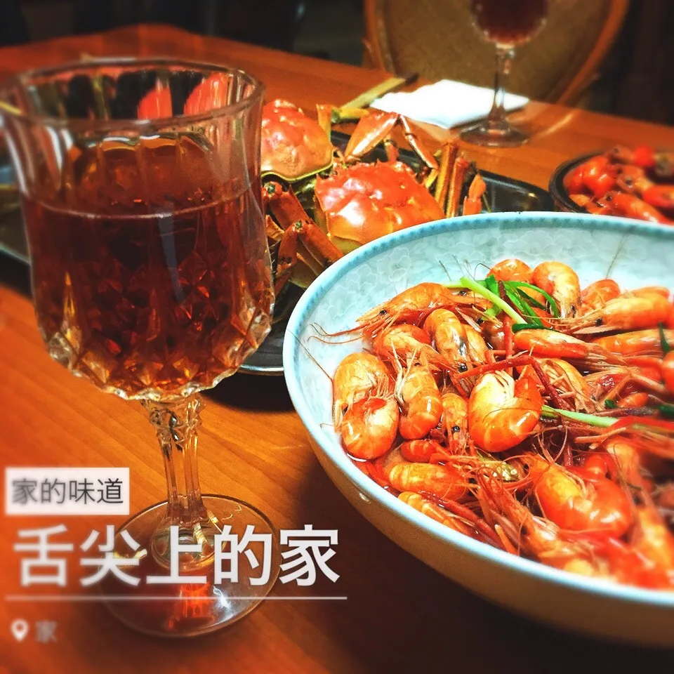 Snapdishの料理写真:黄酒+河鲜|wenさん