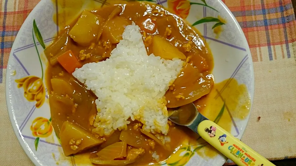 Snapdishの料理写真:甘口チキンカレー|壱歩さん