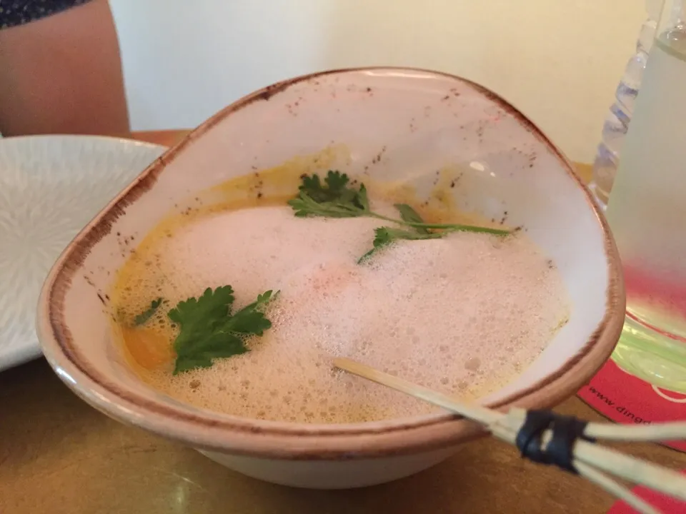 Spicy pumpkin and prawn velouté|Kino Sohさん