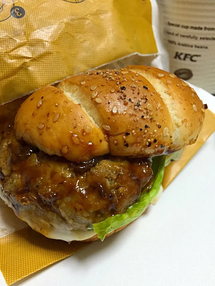 ビストロ風ハンバーグサンド|るみおんさん