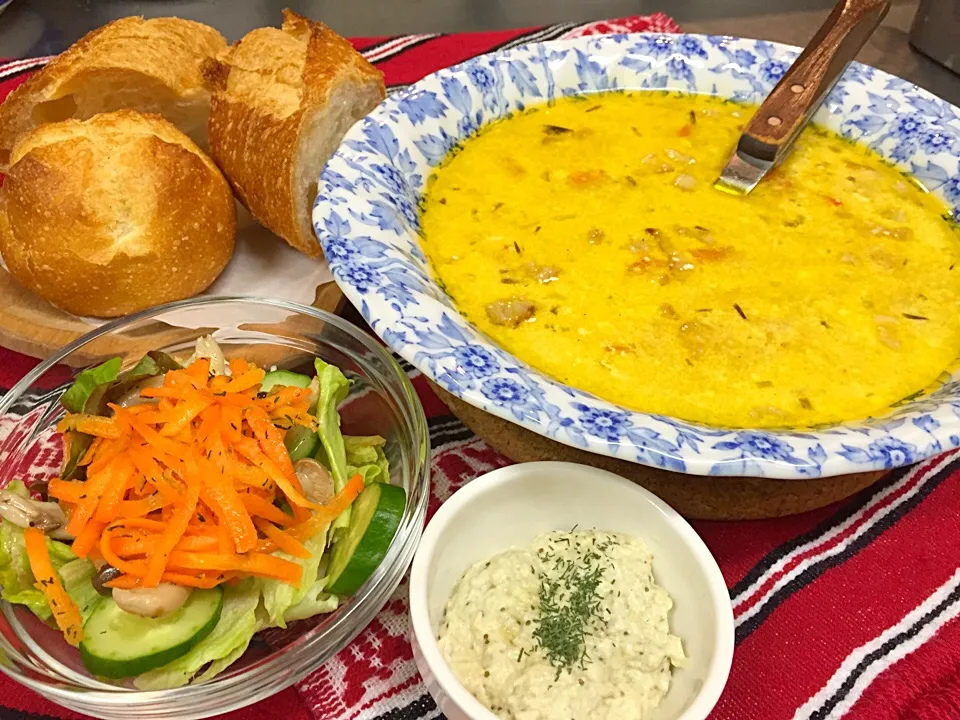 Smoked bacon soup lunch|Melinda Nagyさん