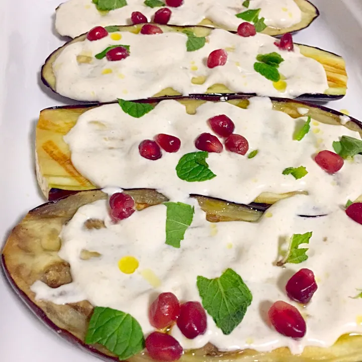 Middle Eastern Grilled Eggplant Salad|Alisaさん