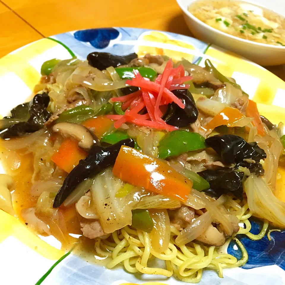 あんかけ焼きそば|カウンター嬢さん