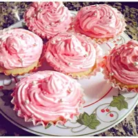 Snapdishの料理写真:#cupcake #Saint Valentin #yammy #pink|billachanさん