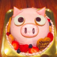 ぶたさんBirthdaycake/