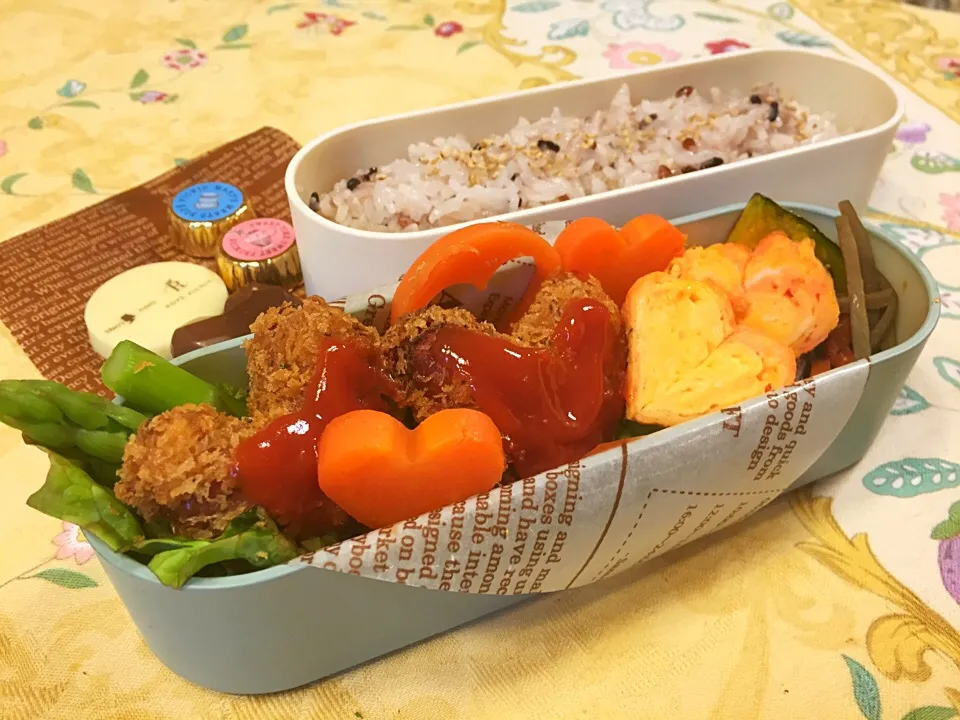 ❤️がいっぱい🎶 バレンタイン特製弁当|メイスイさん