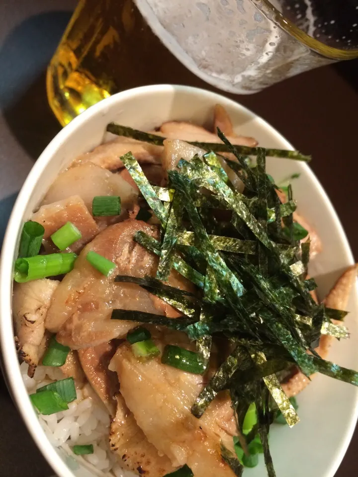 Snapdishの料理写真:焼豚丼|中さん